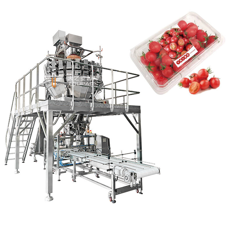 Passion Fruit Automatic Blueberries Pet Box Filling And Capping Machine Untuk Konser / Botol