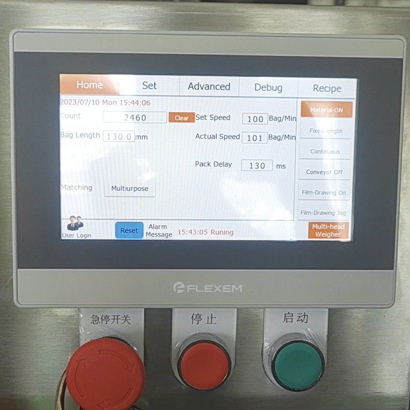 Multi Head Weighing Potato Chips Packing Machine Nitrogen Peanut Nut Popcorn Sachet Packing Machine