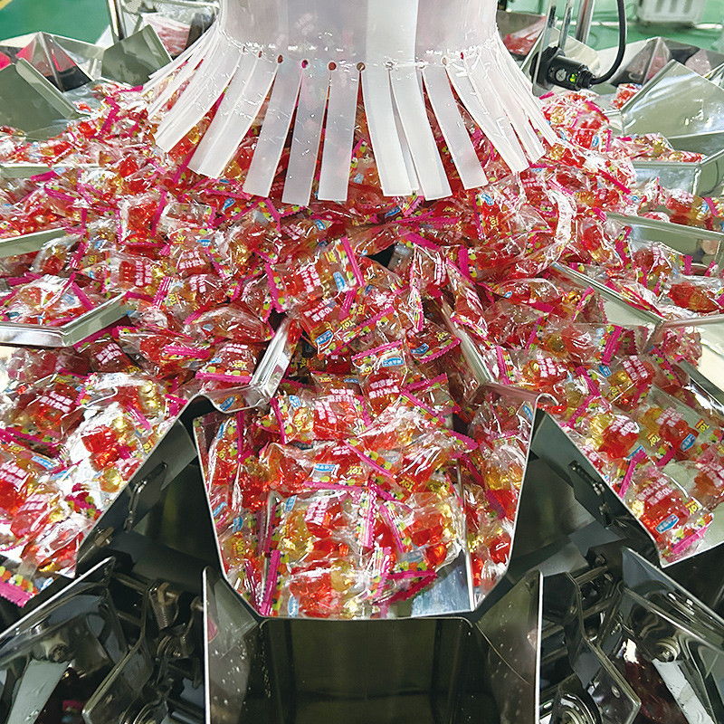Full Automatic High Speed Nitrogen Vertical Form Fill Seal Bag Snack Food Weighing Puffs Mesin Pengemasan Pellet Makanan