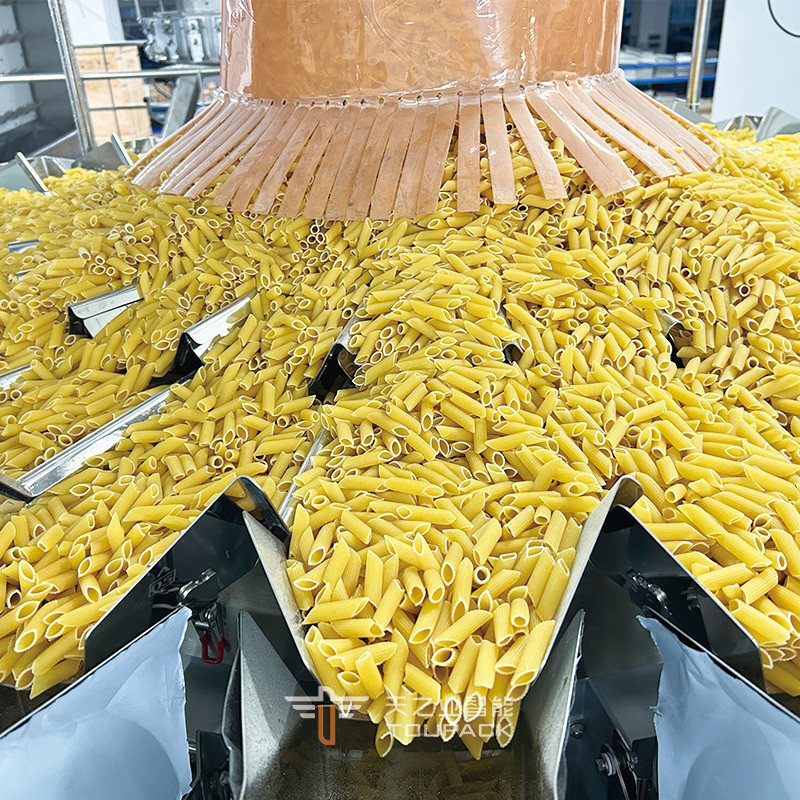 Grain Linear Weigher Oat Weighing and Packing Machine 240g 500g Kacang Kaleng Mesin Pengemasan