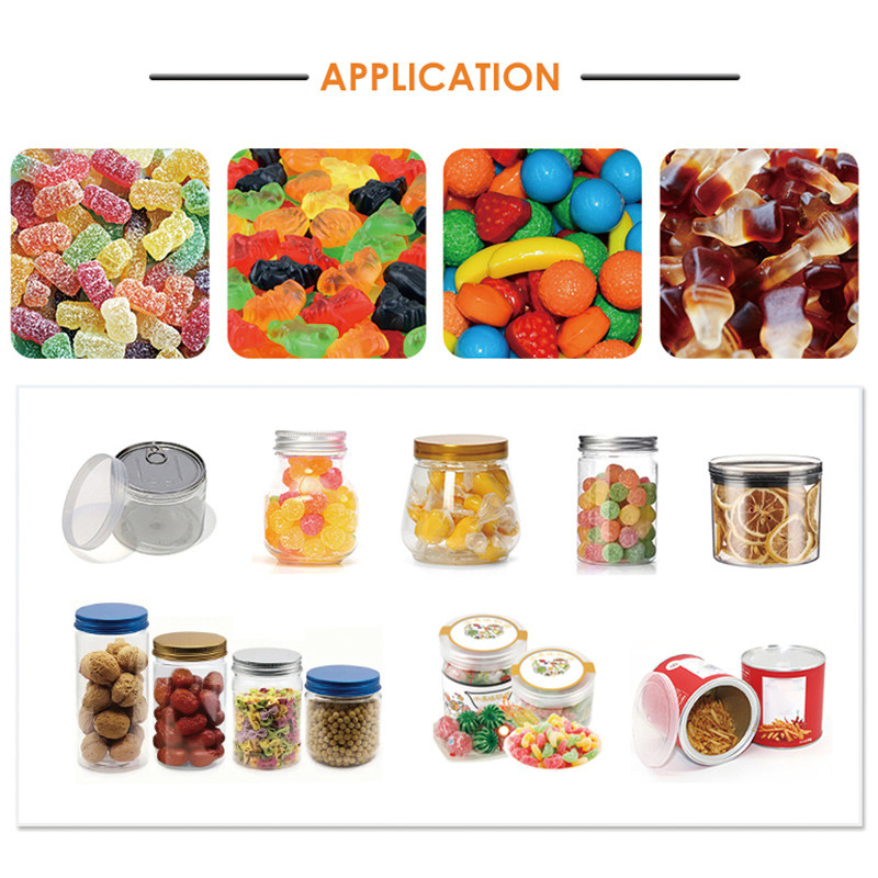 Gummy Candy Botol Mesin Pengisian Popcorn Menghitung Pengisian Packing jar Packing Machine