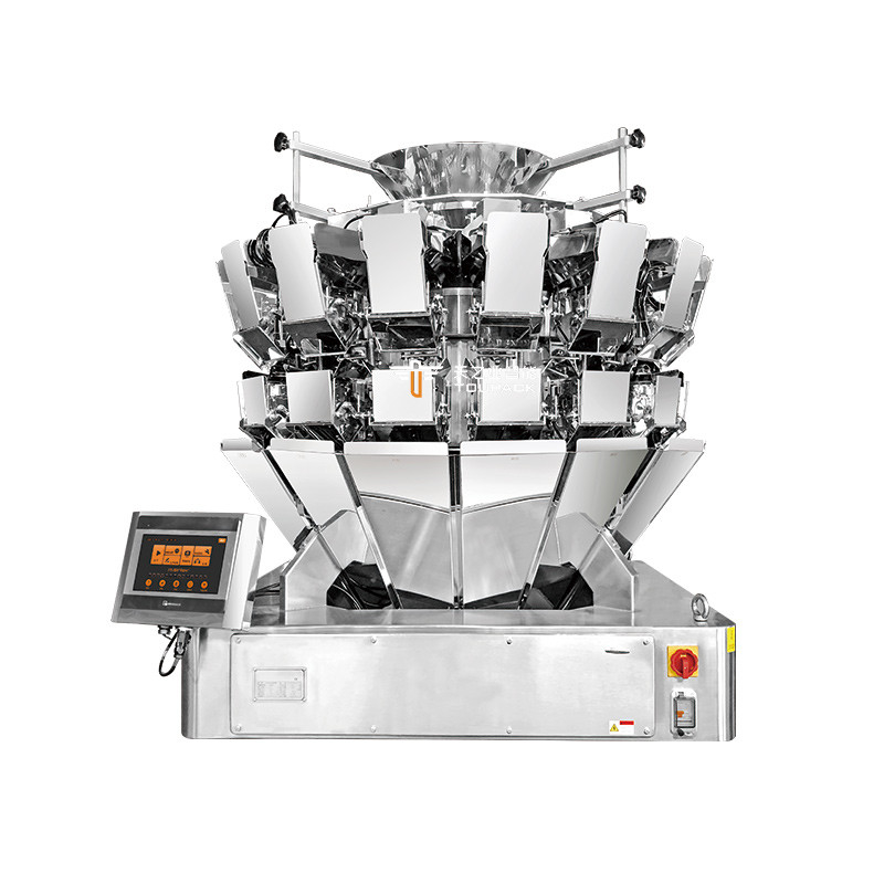 14 Hopper Multihead Weigher Otomatis Doypack Packaging Machine Nitrogen Chips Masin Kemasan