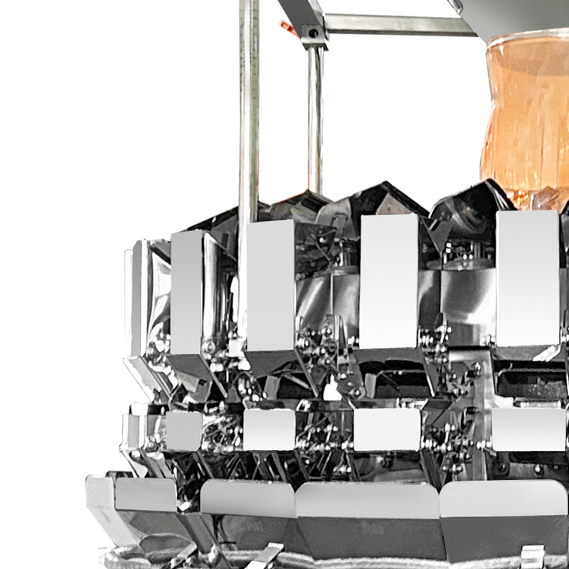 14 Hopper Multihead Weigher Otomatis Doypack Packaging Machine Nitrogen Chips Masin Kemasan