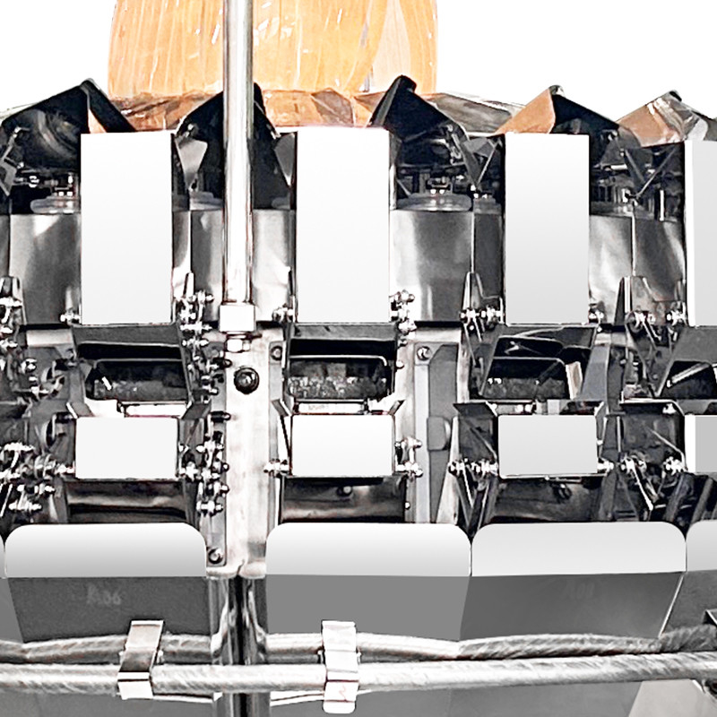 14 Hopper Multihead Weigher Otomatis Doypack Packaging Machine Nitrogen Chips Masin Kemasan