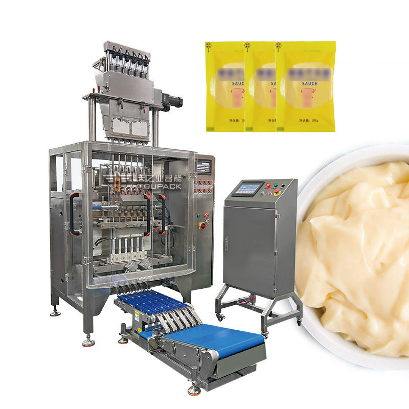 Multi-lane 4-side Seal Liquid Paste Machine Coffee Shampoo Packing Machine Stick Pack Spice Desiccant Packing Machine Gel Stick Packing Machine Untuk Cairan