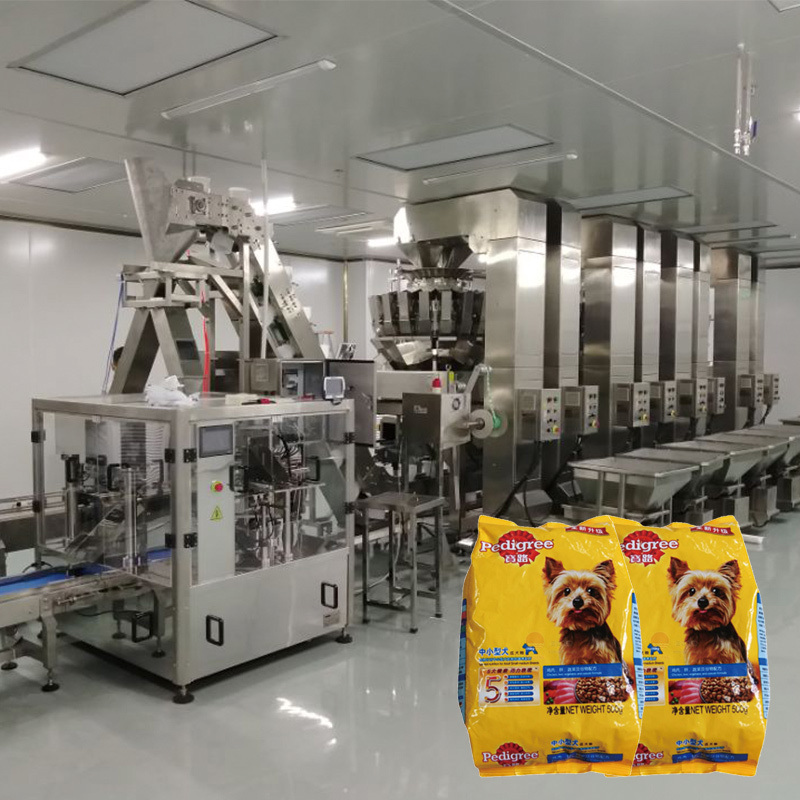 Mesin Pengemasan Senyawa Senyawa Makanan Kentang Kentang Popcorn Nitrogen Flushing Doypack Packing Machine