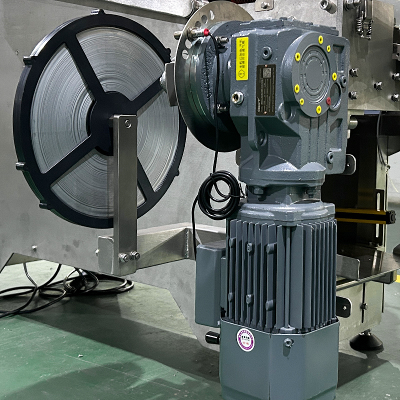 Continuous Stainless Steel 304/316 Mesh Bag Packaging Machine with 25-40 BPM Speed for Fast Sealing