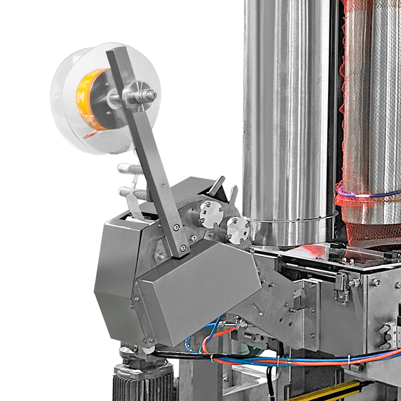 Mesin Pengemas dan Penimbang Jaring Kantong Jaring Otomatis Penuh untuk Sayuran, Kentang, Jeruk, dan Buah-buahan