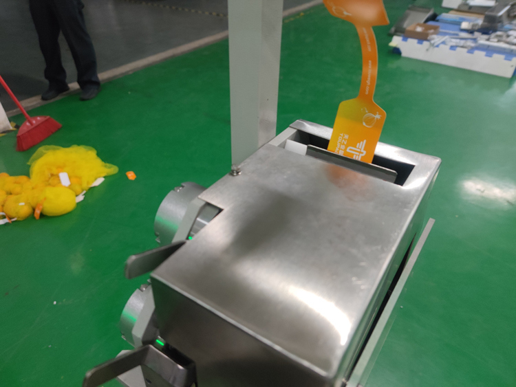 Mesin Pengemas Jaring Otomatis Rentang Penimbangan 3g-5000g untuk Mengemas Sayuran Buah Jahe Kentang Jeruk