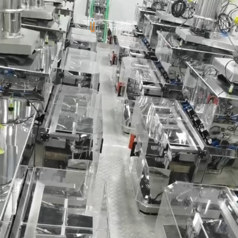 VFFS 1kg 2kg 5kg Automatic Weighing Animal Feed Bag Packaging Sealing Machine Mesin pengemasan pakan unggas