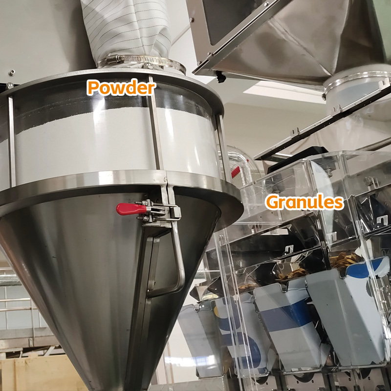 Spice Powder Packing Machine 100g 500g Taco Seasoning Powder Stand-up Pouch Packaging Machine Powder Filling and Packing Machine