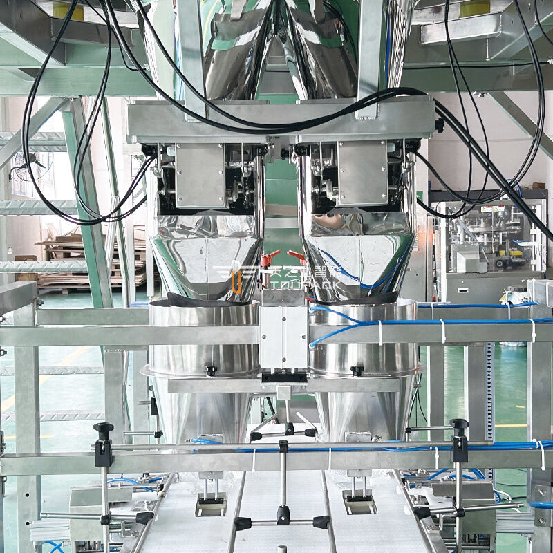 Jalur Pengemasan Buah Clamshell Mesin Penimbangan Dan Pengisian Buah Otomatis Sistem Pengemasan Buah Kotak PET