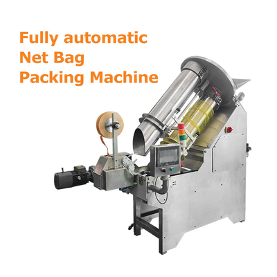 Fruit Hareware Vegetable Net Bag Packing Machine Layar Sentuh PLC Untuk Dasi Kemasan
