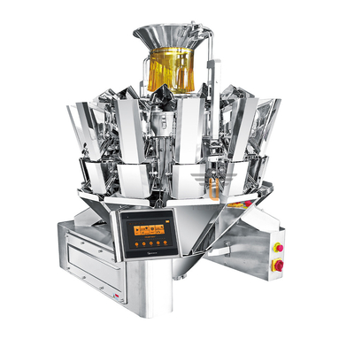 70BPM 12 Head Multi Head Weighing Machine Untuk Cokelat Kacang Permen Keju