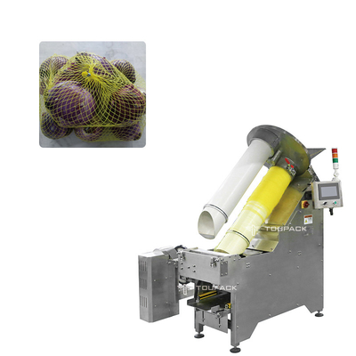 Sistem Pengemasan Otomatis Industri Mesh Bag Netting Packaging Machine Untuk Orange