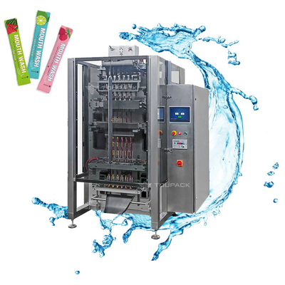 Mesin Pengemas Cairan Pencuci Mulut Otomatis Multilane Multi Lane Stick Filling Machine