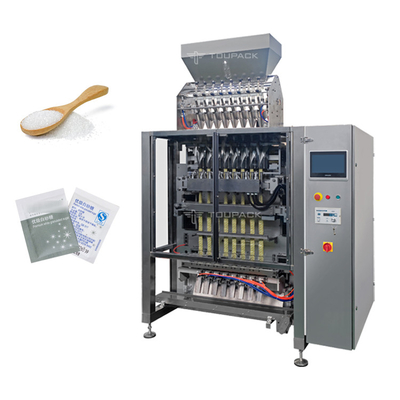 Akurasi Tinggi 5g Desiccant Sugar Packing Machine Multi Lane Granule Packing Machine