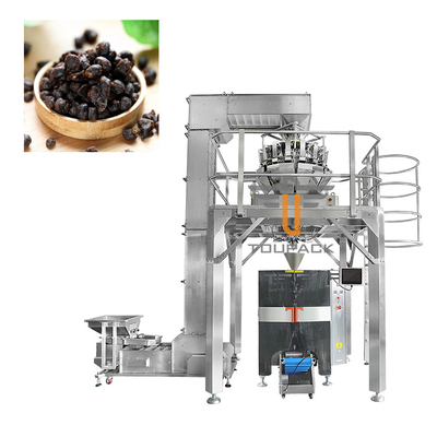 Otomatis Vertikal Multihead Weigher Menimbang Soya Biji Fermentasi Mesin Pengisian Packing