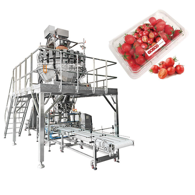 Passion Fruit Automatic Blueberries Pet Box Filling And Capping Machine Untuk Konser / Botol