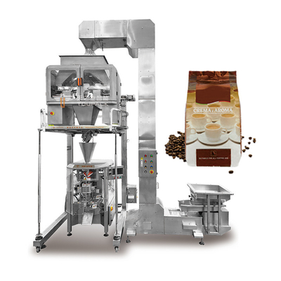 240g 480g 1kg Lapisan Peanut Stand Zipper Pouch Doypack Packaging Buah Dried Snack Multihead Weigher Pre-made Bag Packing Machine