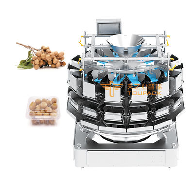 Mesin pengisian buah otomatis Cherry Blueberry Strawberry Orange Green Pepper Tray Box Mesin pengisian kemasan