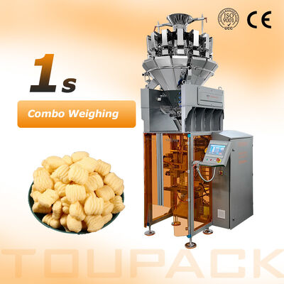 Mesin Pengemasan Berat Otomatis 5-200g Mesin Pengemasan Berat Granule Snack Berkecepatan Tinggi