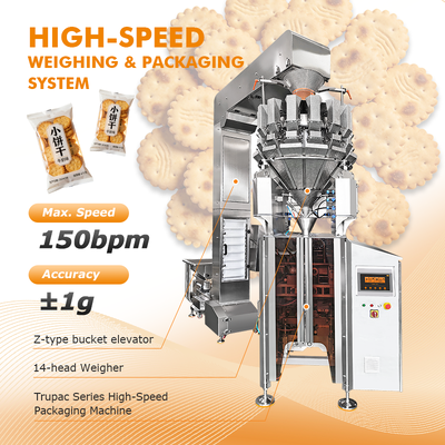 Servo Driven High Speed VFFS Packing Machine untuk Aplikasi Pengemasan Makanan Granule