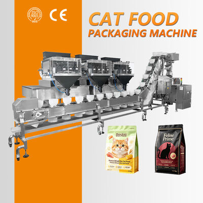 Mesin Penimbang dan Pembungkus Makanan Anjing & Kucing Otomatis