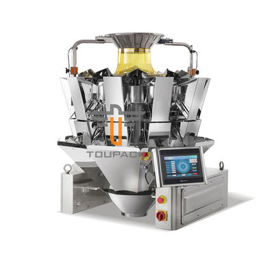 Butiran Stainless Steel 2.5L Timbangan Multihead Otomatis