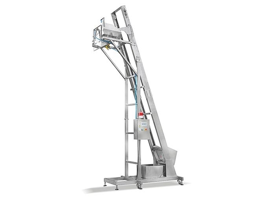 Konveyor Lift Bucket Tunggal Stainless Steel Hopper
