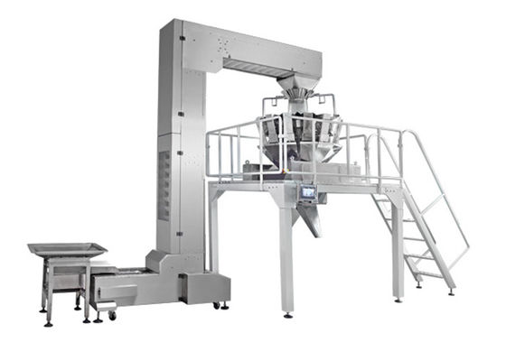 Kecepatan Tinggi Stainless Steel Z Tipe Rantai Bucket Lift Conveyor Vertikal Food Grade