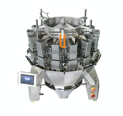 Mesin Penimbangan Multihead 1.6L Bucket 14 Kepala Dimple Plate