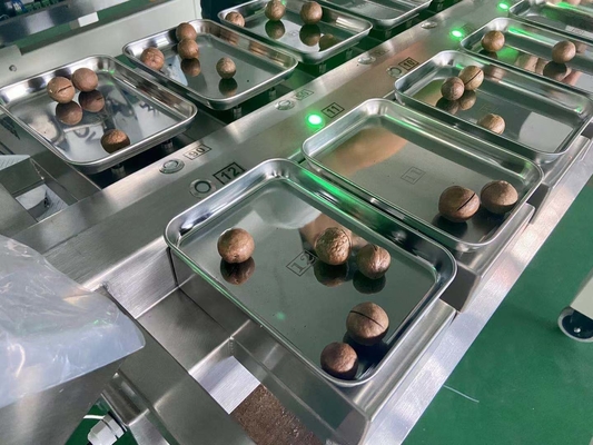 SS304 Desk Top Fruit Multihead Weigher 12 Kepala Timbangan