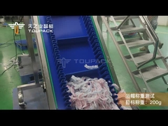 200g sekali pakai topi mandi multihead penimbang makanan plastik bungkus mesin penimbang otomatis