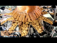 Nitrogen Peanut Nut Popcorn Sachet Mesin Pengemasan