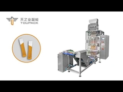 Mesin pengemasan sachet multi-lane industri dengan checkweigher multi-lane