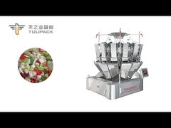 Mesin pengemasan salad dengan penimbang multihead