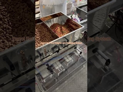 Lini pengemasan penimbangan campuran makanan burung dengan Timbangan Multihead 32 kepala