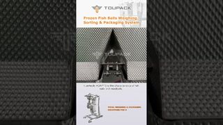 Dirancang untuk bakso ikan beku, sistem timbangan multihead ini